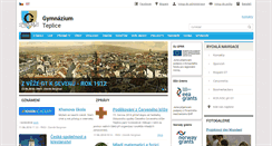 Desktop Screenshot of gymtce.cz